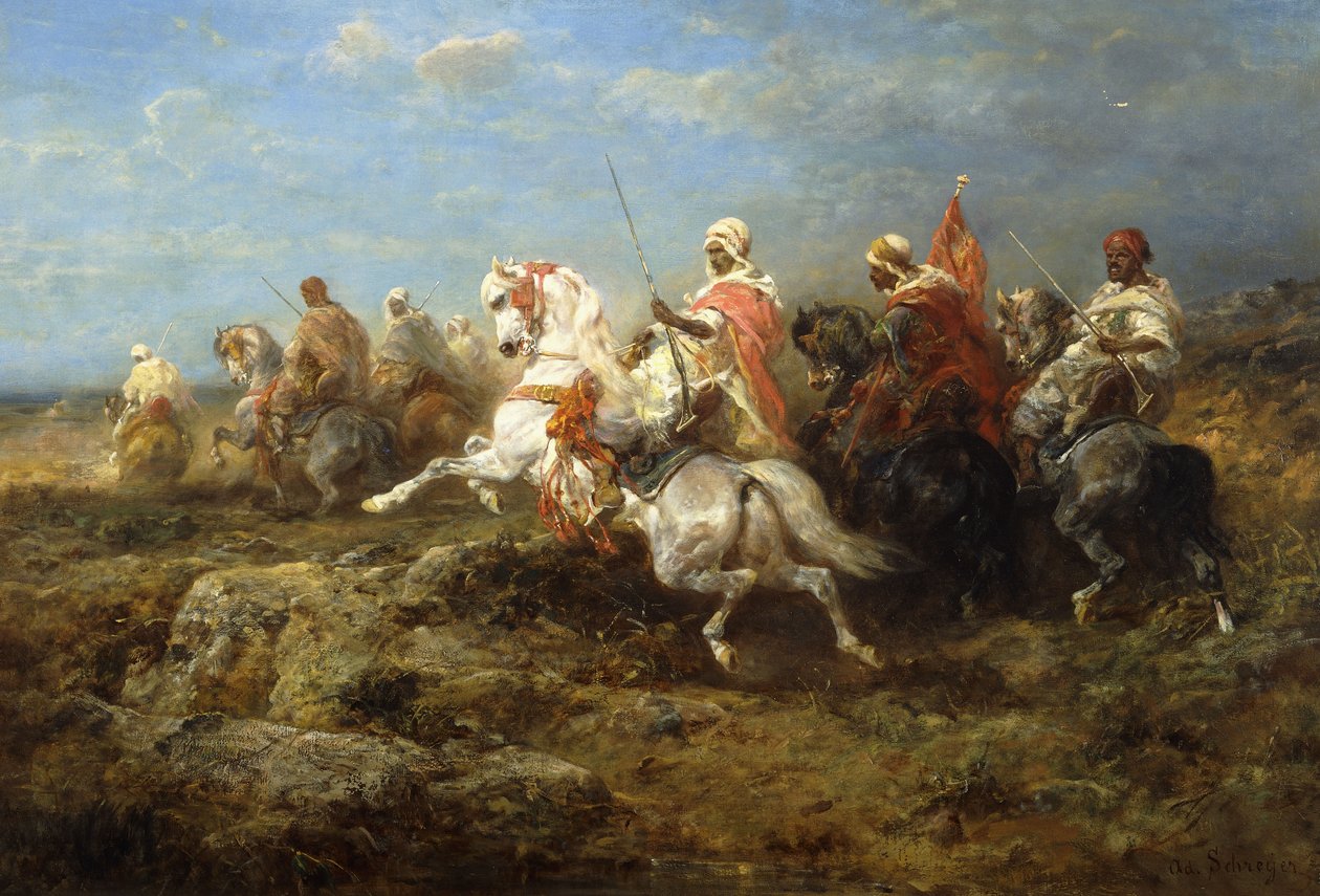Patrulha da Arábia, de Adolf Schreyer