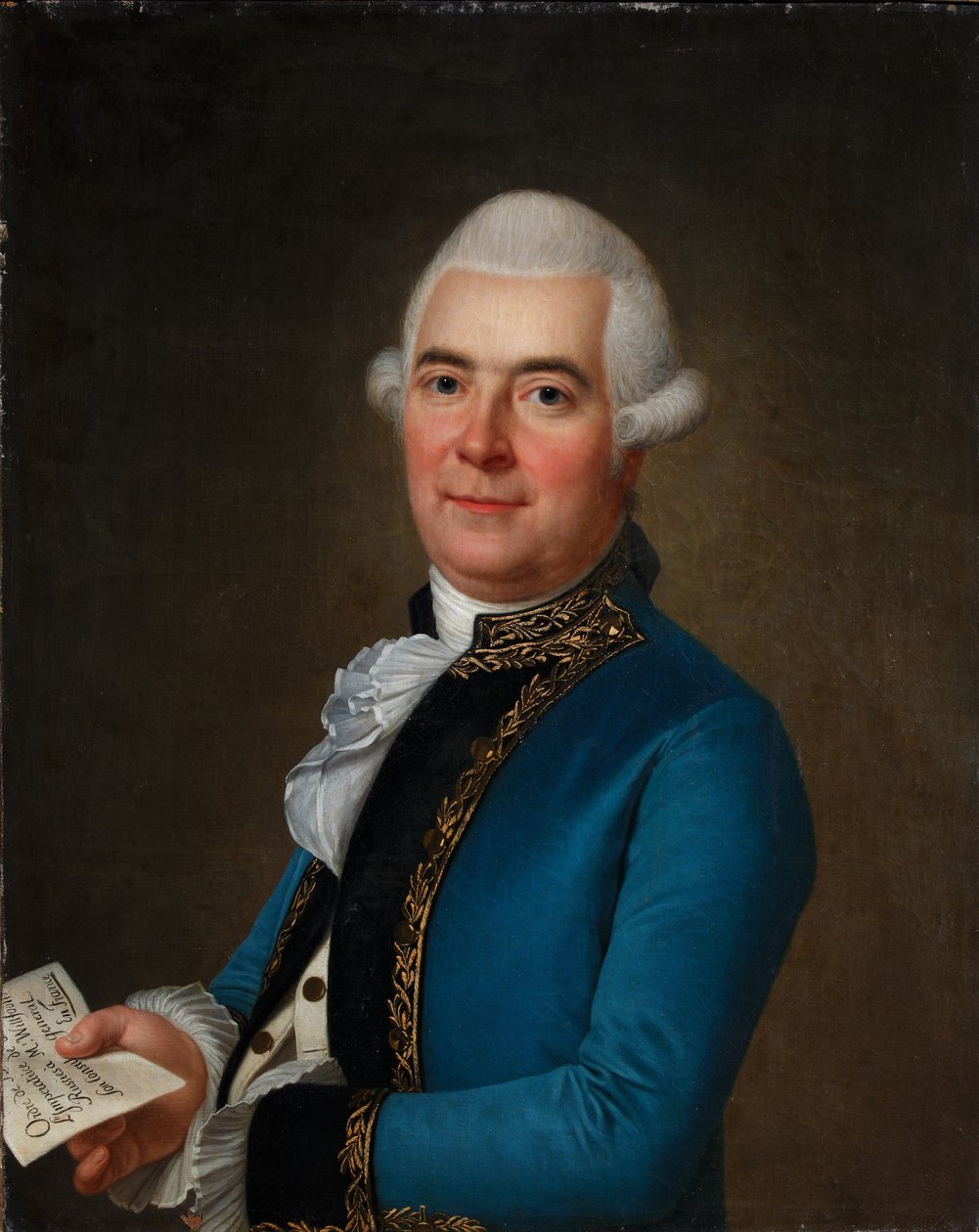 Retrato de Arvid Wittfooth, 1789 de Adolf Ulrich Wertmuller