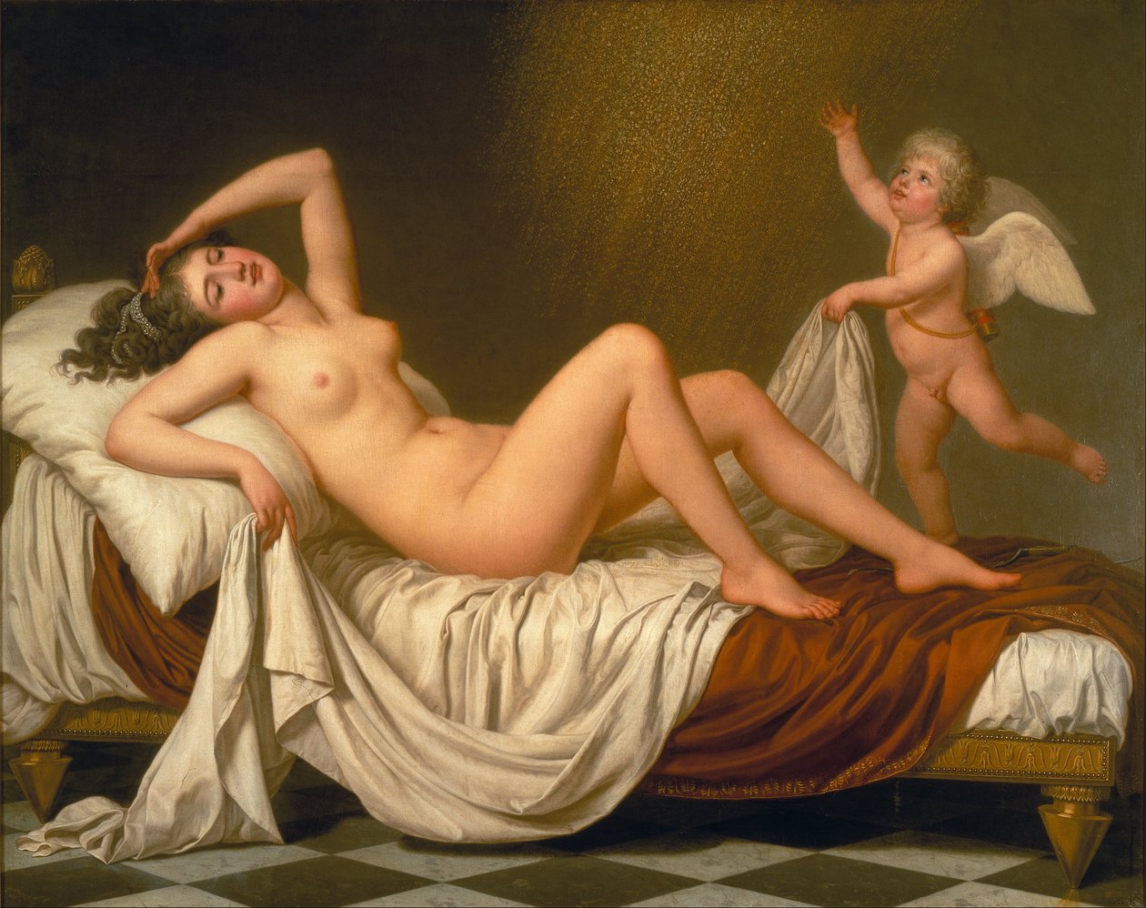 Danaë e a Chuva de Ouro de Adolf Ulrik Wertmüller