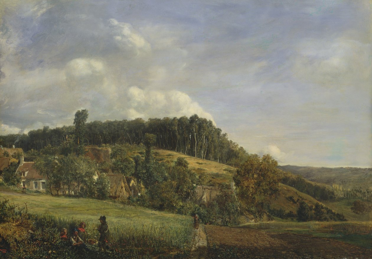 Paisagem, em, norte, alemanha de Adolf Vollmer