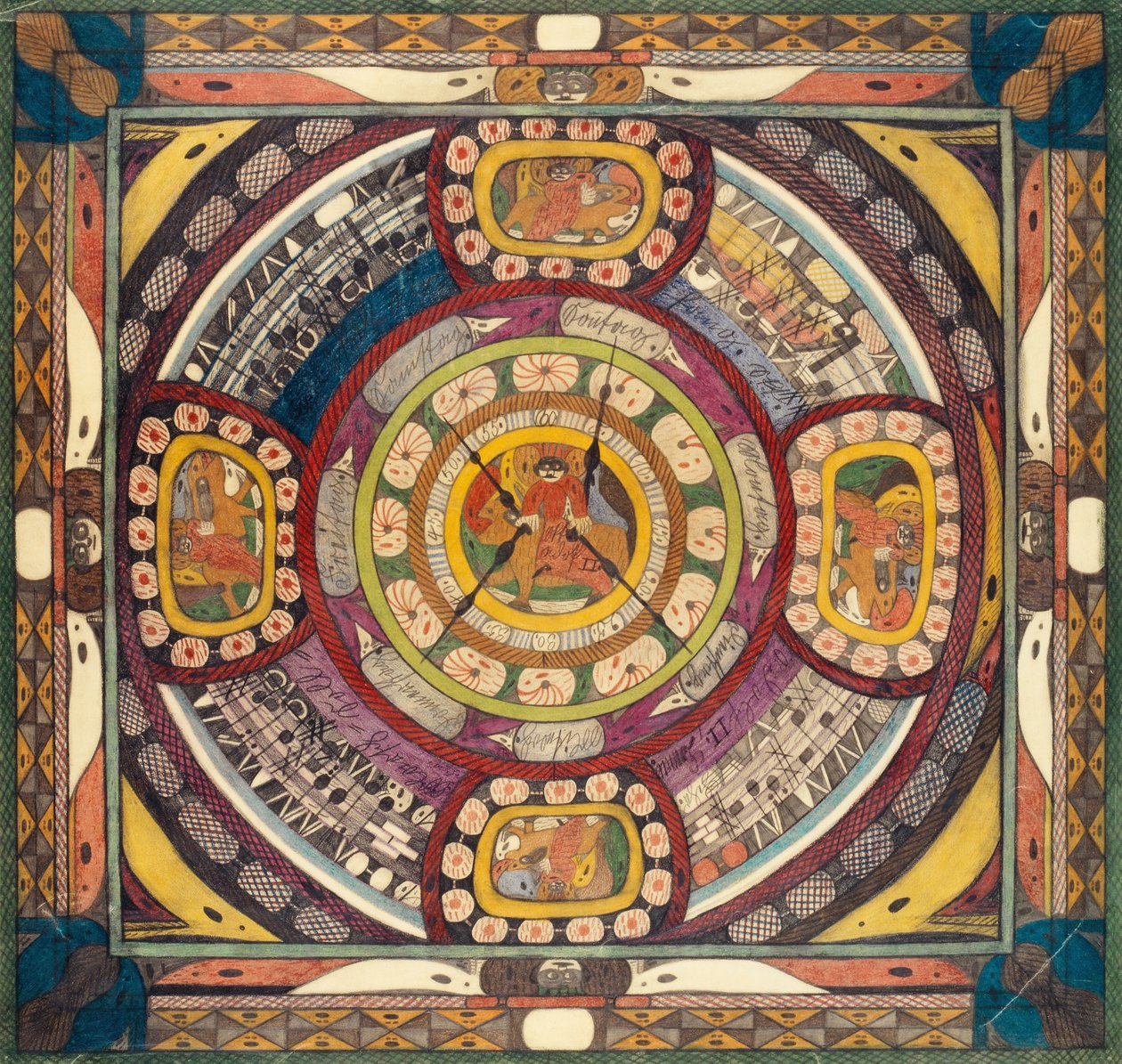 Cinco variações de minhas viagens africanas de Adolf Wolfli