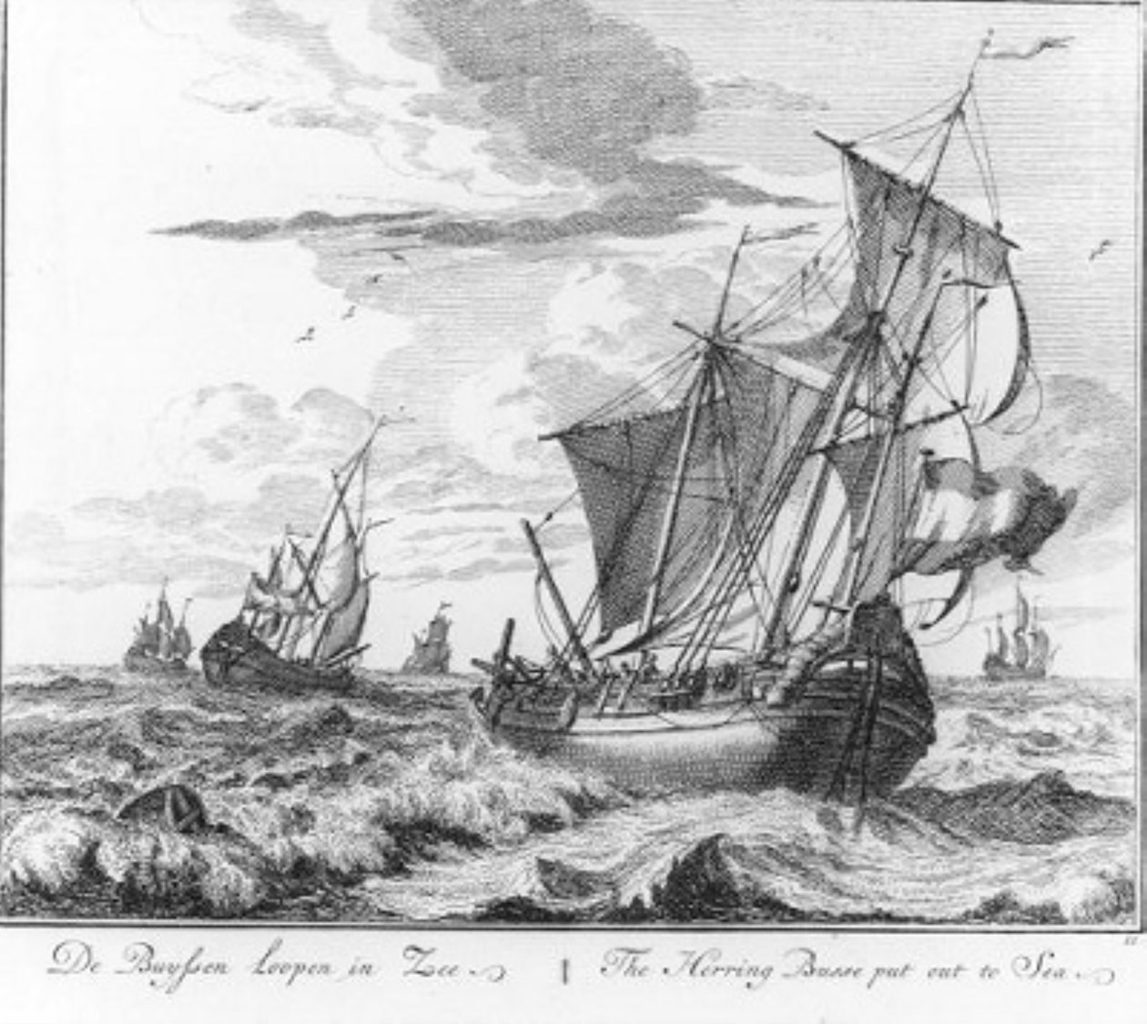 «Os buizen fazem-se ao mar» (n.º 11 da série sobre a pesca do arenque) de Adolf van der Laan