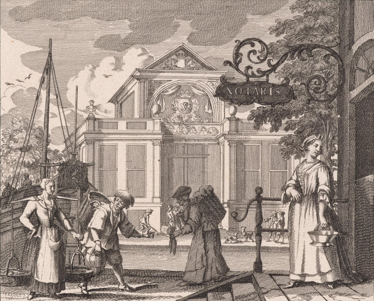 «Diep watersz: strand: staaten en andere bockom» (n.º 15 da série sobre a pesca do arenque) de Adolf van der Laan