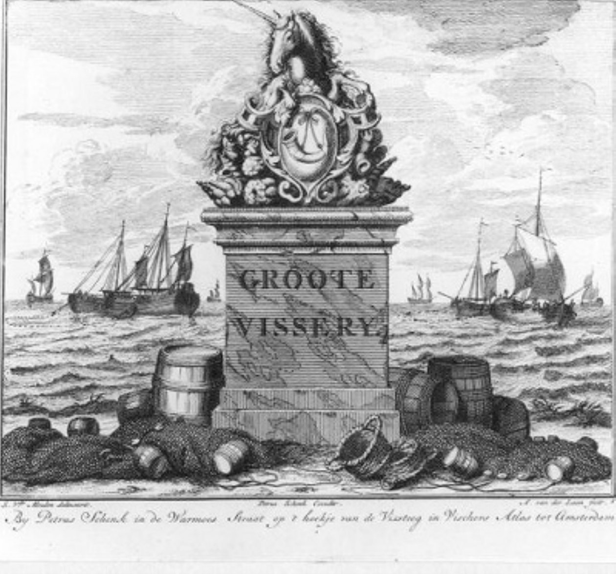 «Grande pesca» (n.º 1 da série Pesca do arenque) de Adolf van der Laan