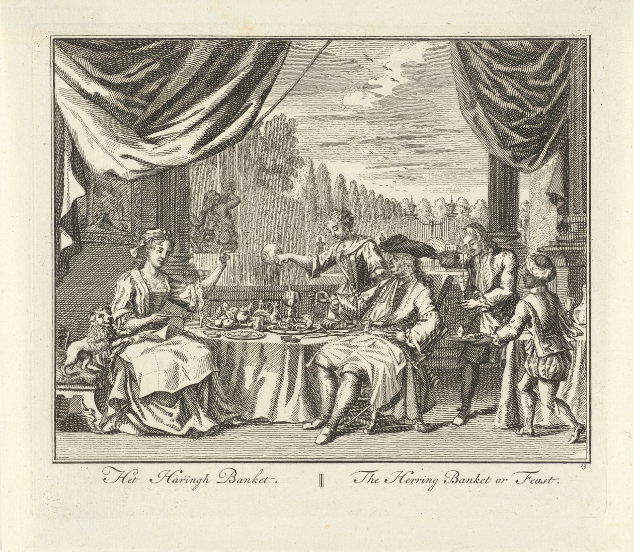 Banquete de arenques de Adolf van der Laan