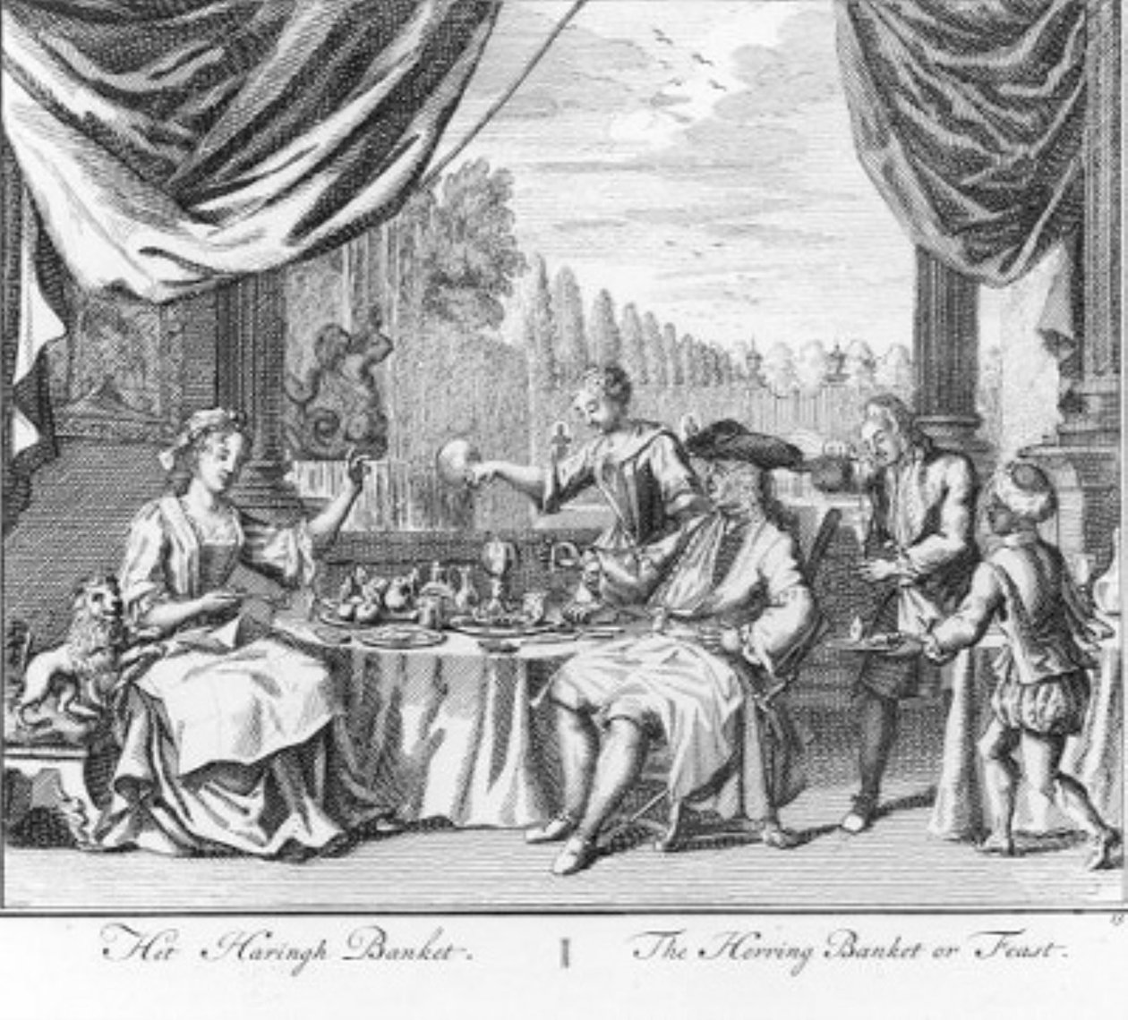«O banquete do arenque» (n.º 13 da série sobre a pesca do arenque) de Adolf van der Laan
