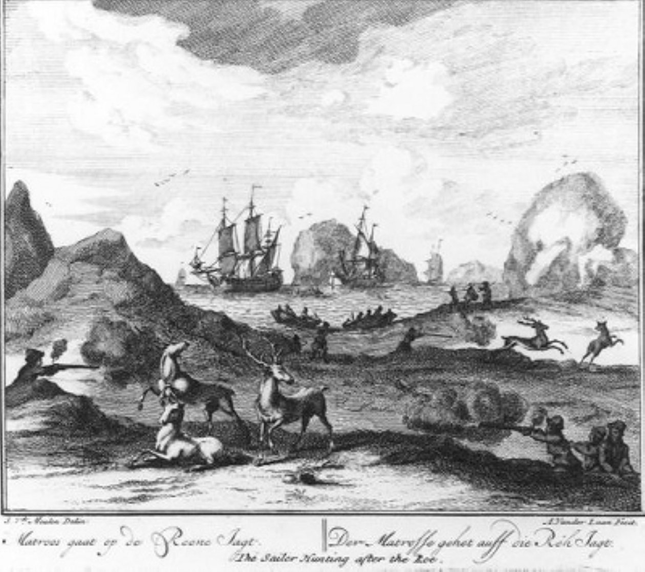 «Marinheiro vai caçar renas» (n.º 11 da série sobre a caça à baleia) de Adolf van der Laan