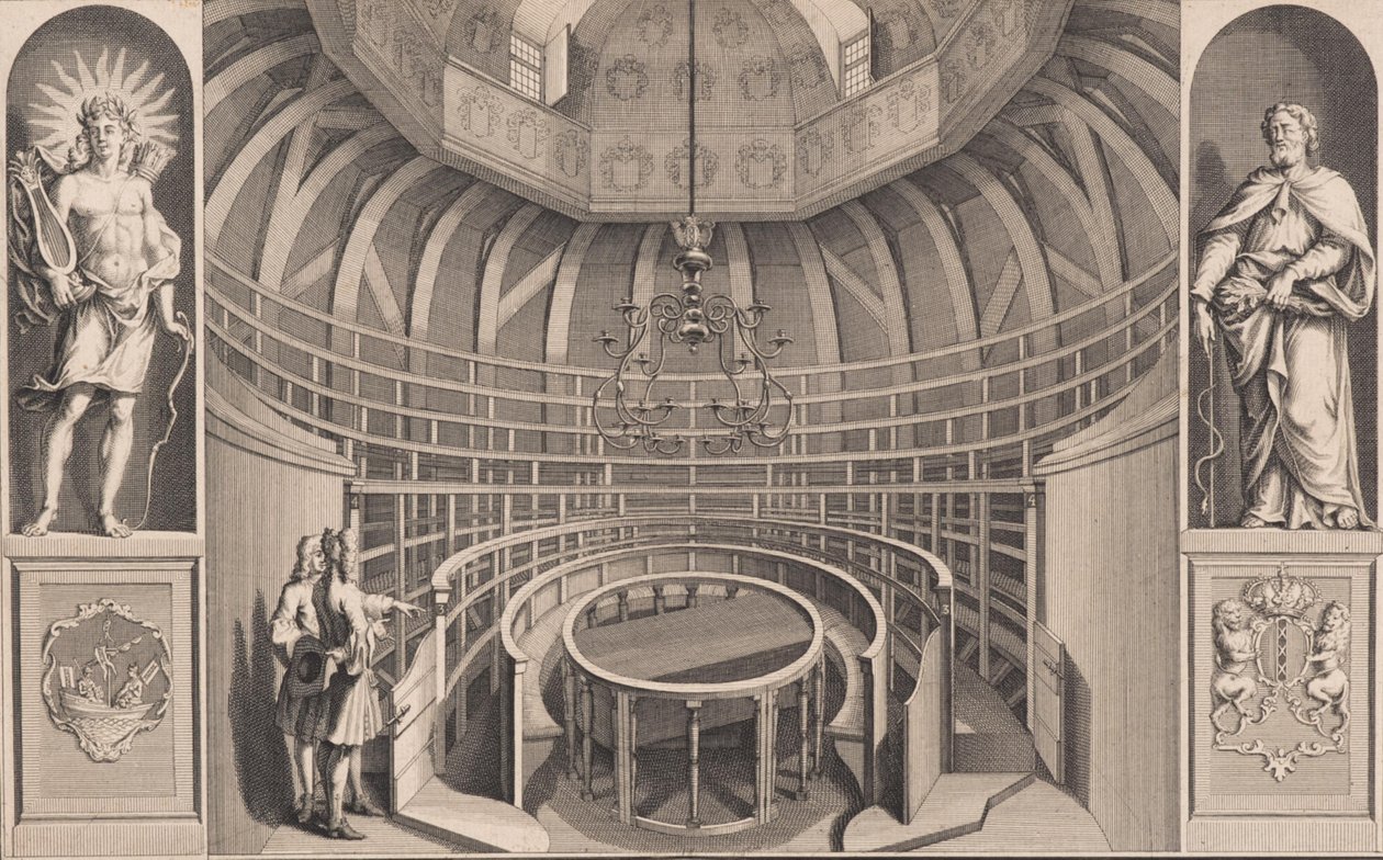 Teatro anatómico no Waaggebouw de Adolf van der Laan