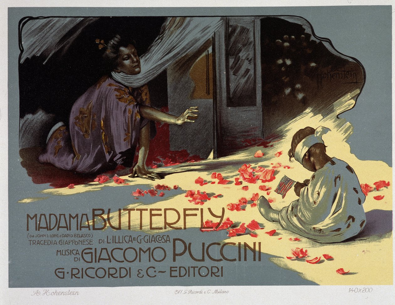 “Madame Borboleta” de Puccini de Adolfo Hohenstein