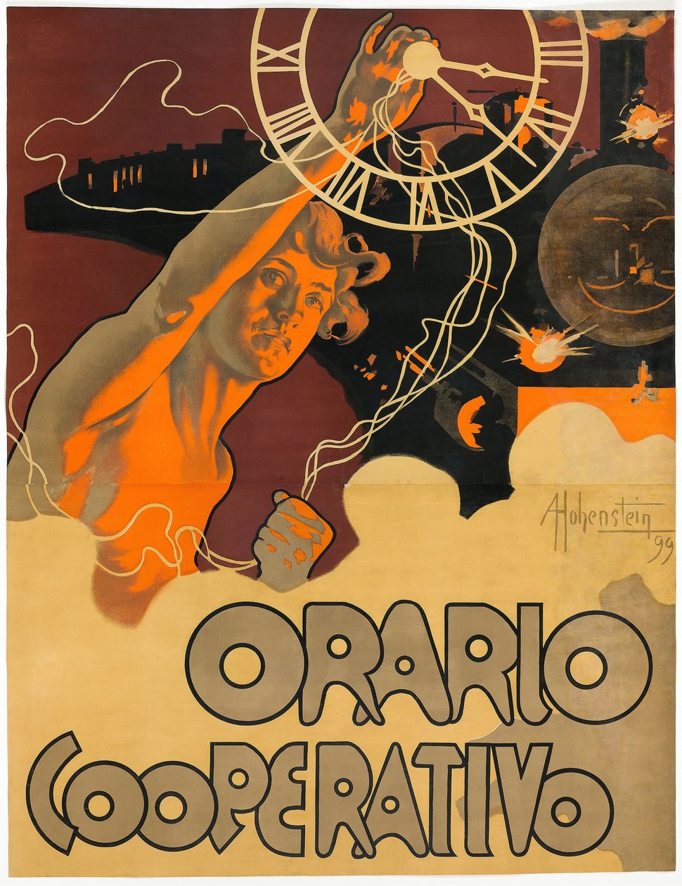 Horas Cooperativas, 1899. de Adolfo Hohenstein