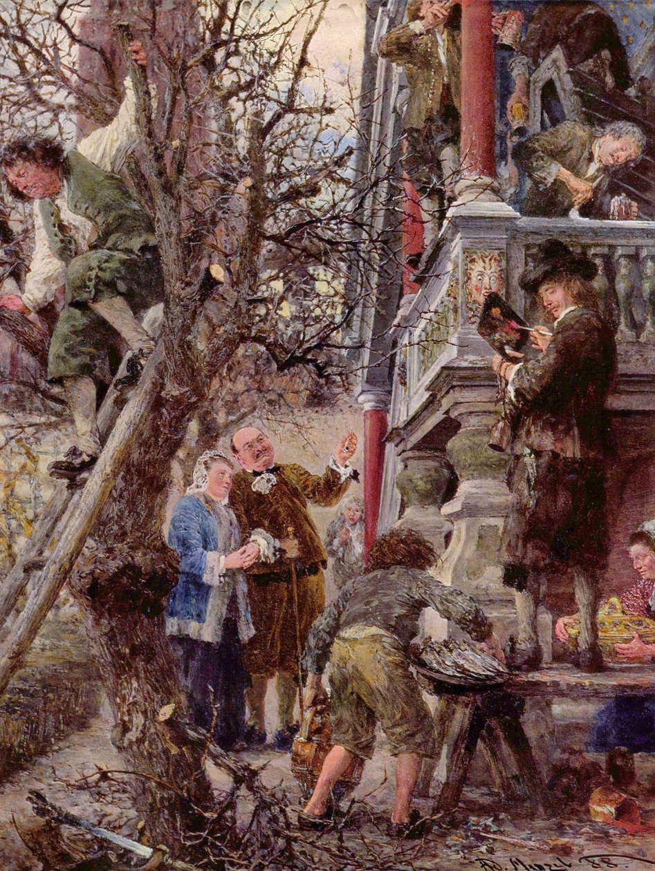 proprietária abençoada de Adolph Menzel