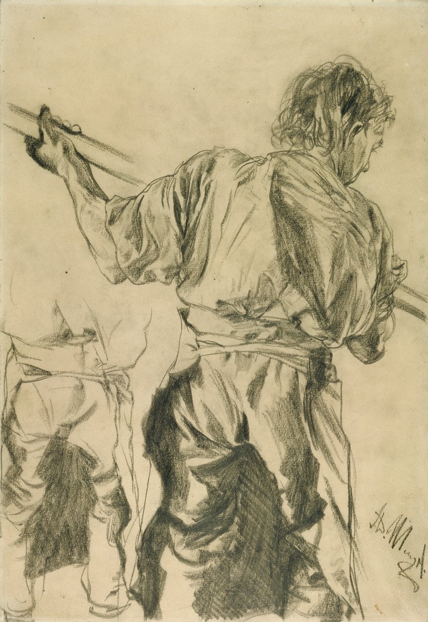 Figurenstudie de Adolph Menzel