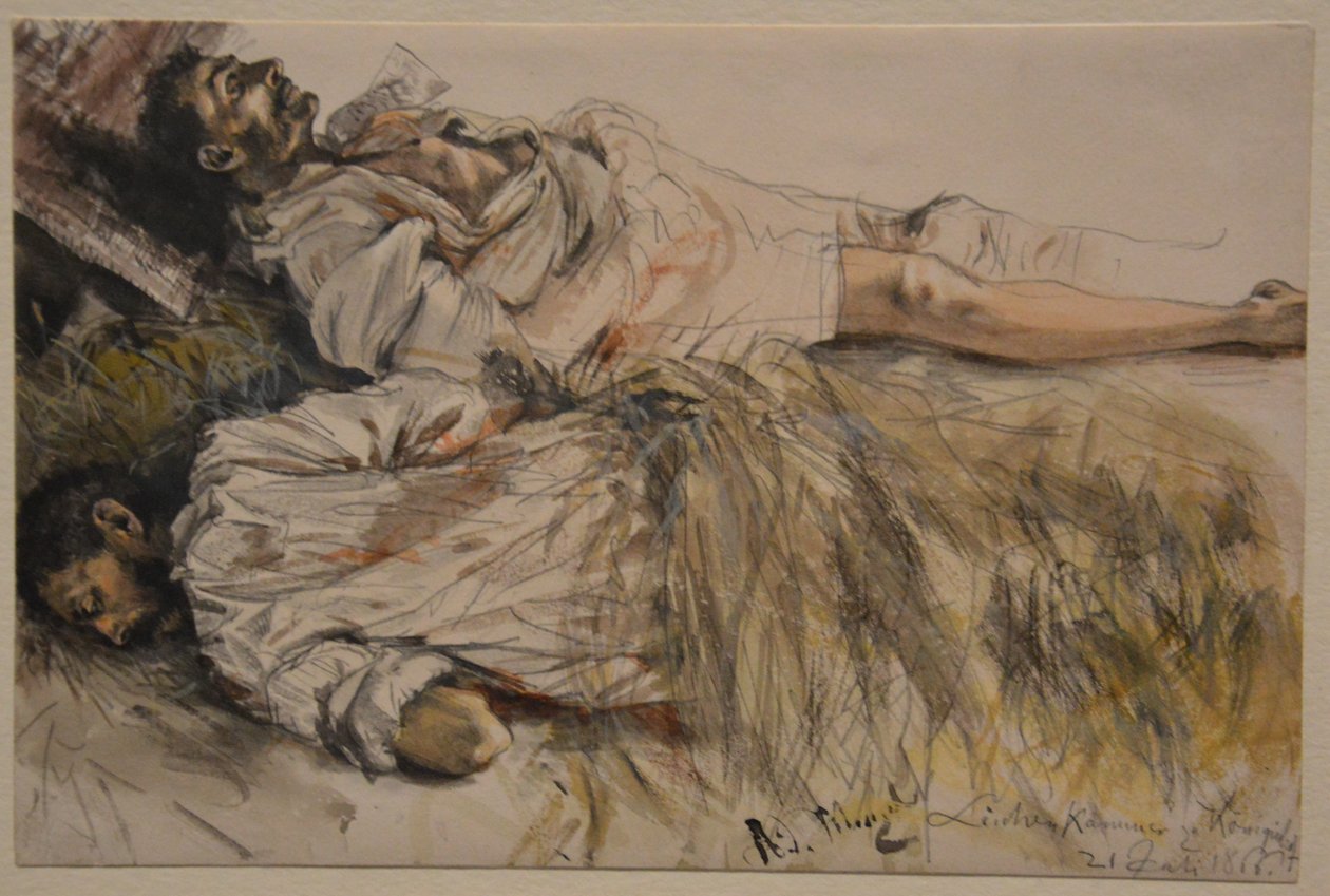 Câmara de cadáveres para Koninginhof de Adolph Menzel