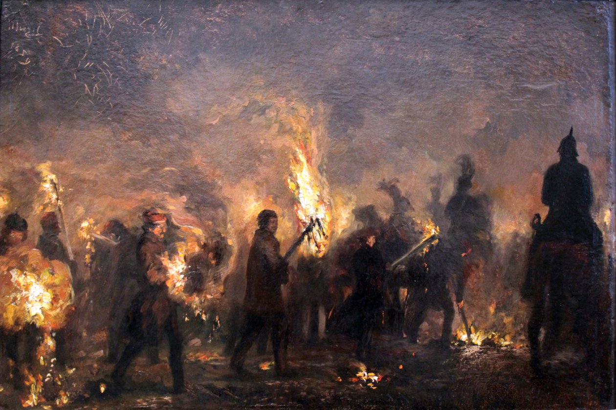 Studentenfackelzug de Adolph Menzel