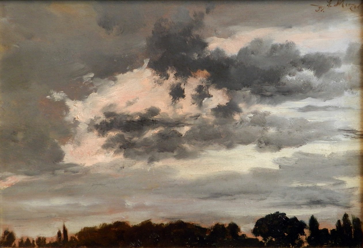 Wolkenstudie de Adolph Menzel