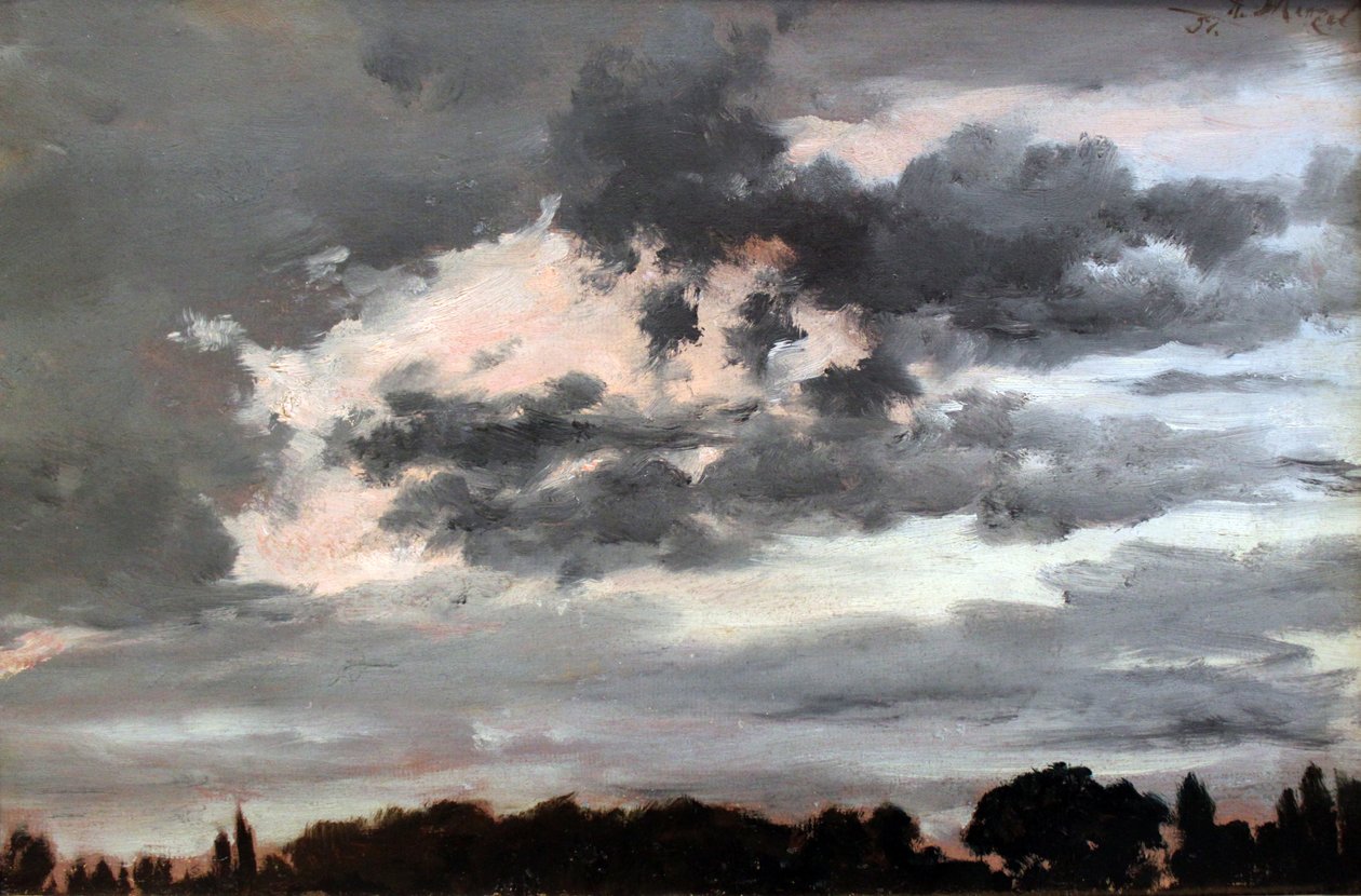 Wolkenstudie de Adolph Menzel