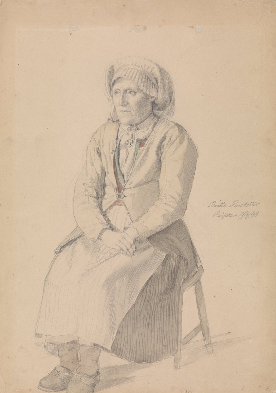 Britta Peersdotter Reisæter Ullensvang de Adolph Tidemand