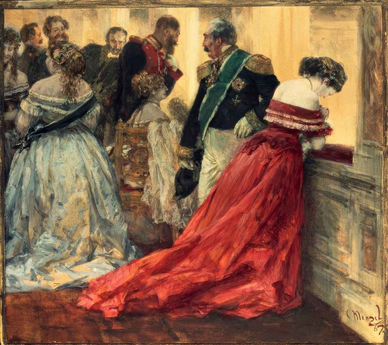 Ballszene de Adolph Menzel