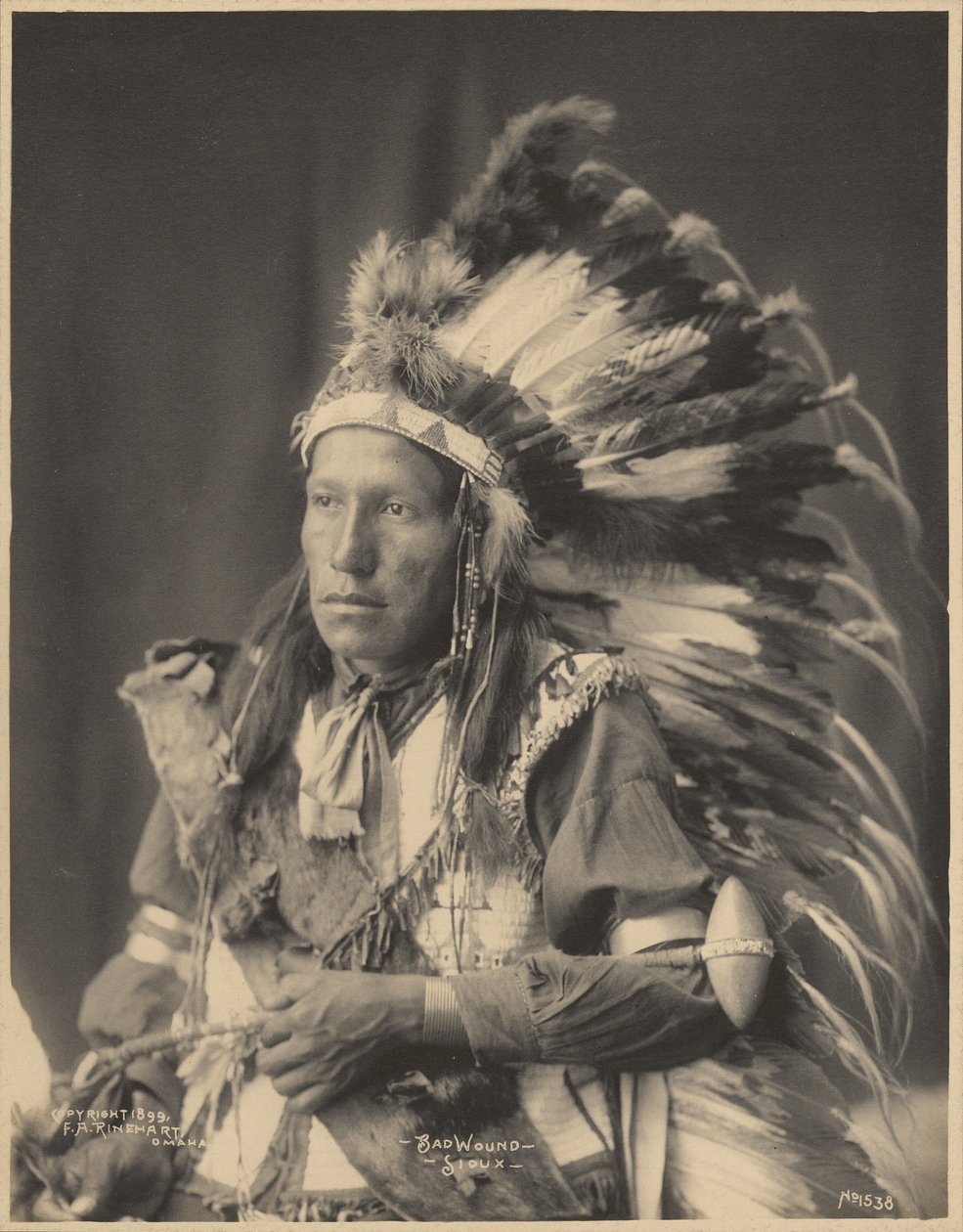 Bad Wound, Sioux de Adolph F. Muhr
