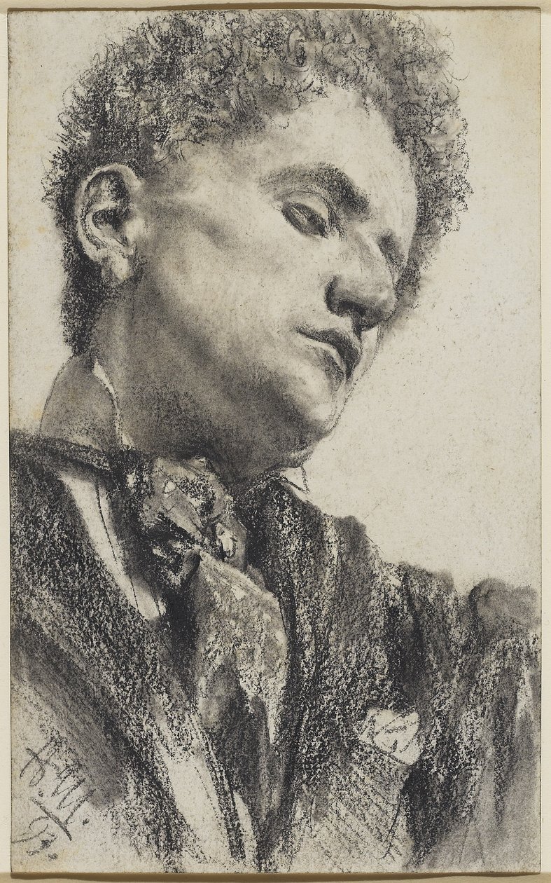 Cabeça de um Jovem de Adolph Menzel