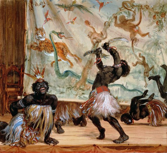 O zulus de Adolph Menzel