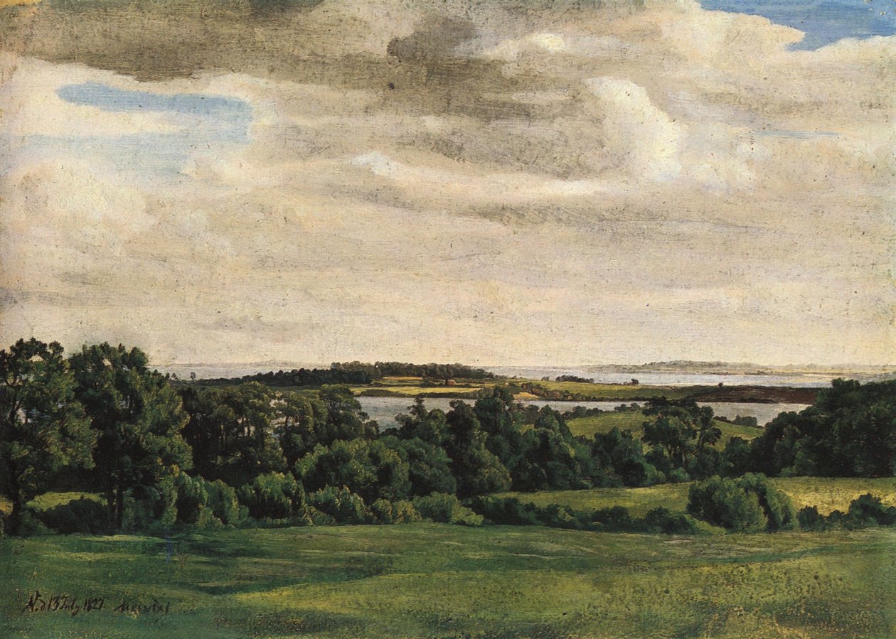 Alemão: Holsteinische Landschaft de Adolph Friedrich Vollmer