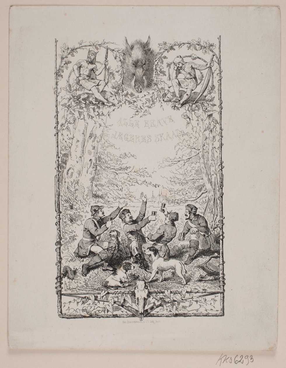 O brinde de todos os bravos caçadores de Johan Adolph Kittendorff