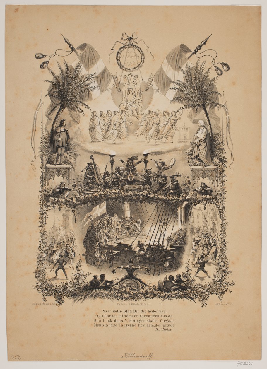 D. 11 de março de 1852 de Johan Adolph Kittendorff