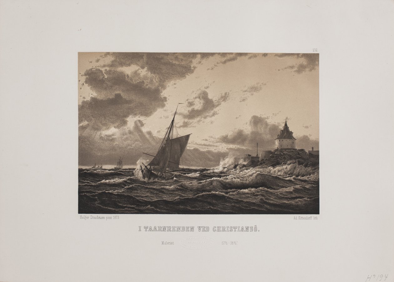 No taarnrenden em Christiansø de Johan Adolph Kittendorff