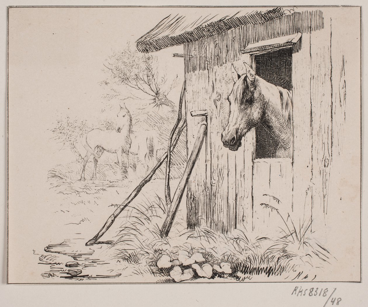 O cavalo do moinho de Johan Adolph Kittendorff