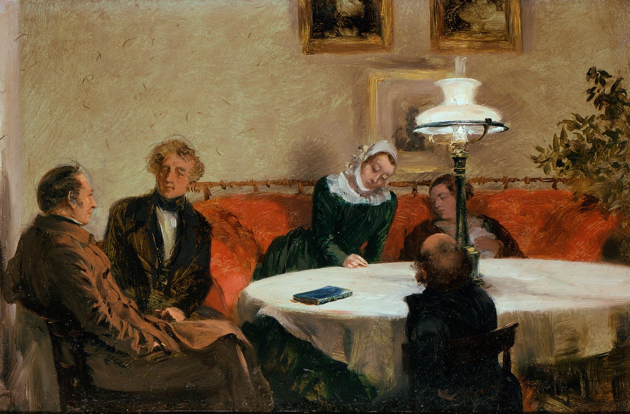 Reunião nocturna de Adolph Menzel