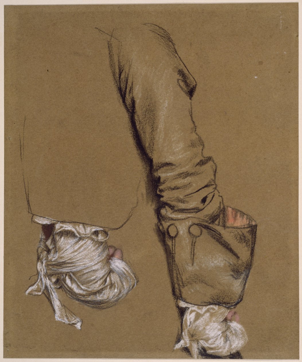 Braço e mão ligada de Adolph Menzel