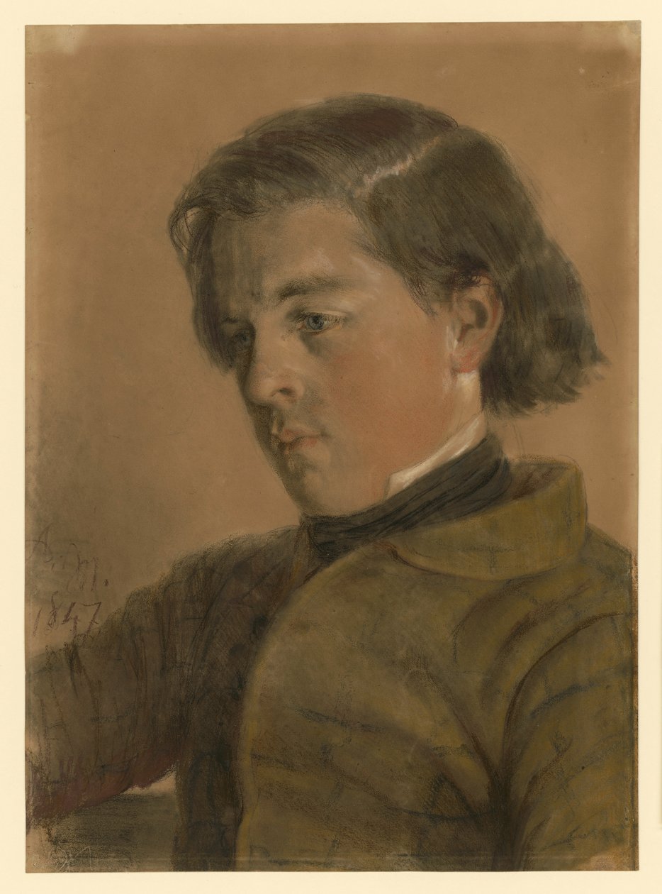 Carl Johann Arnold no seu 17.º ano de vida de Adolph Menzel