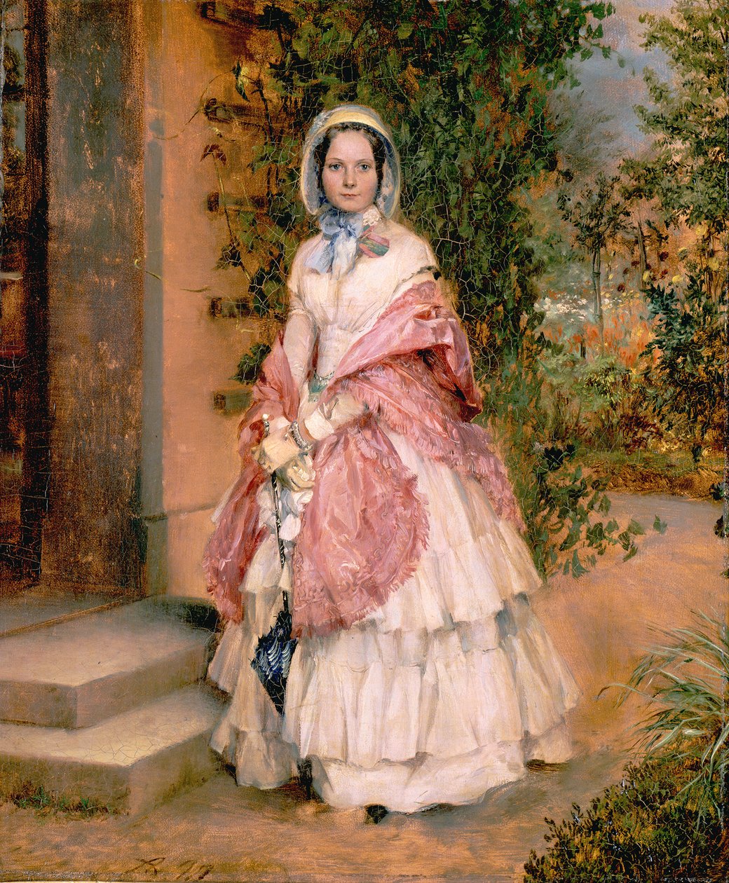 Clara Ilgner (que mais tarde se tornaria a Sra. Schmidt von Knobelsdorff) de Adolph Menzel