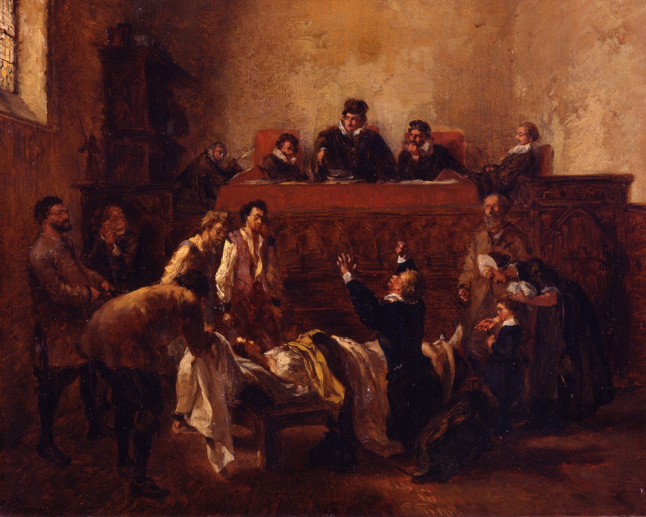 O Dia do Juízo. Esboço de Adolph Menzel
