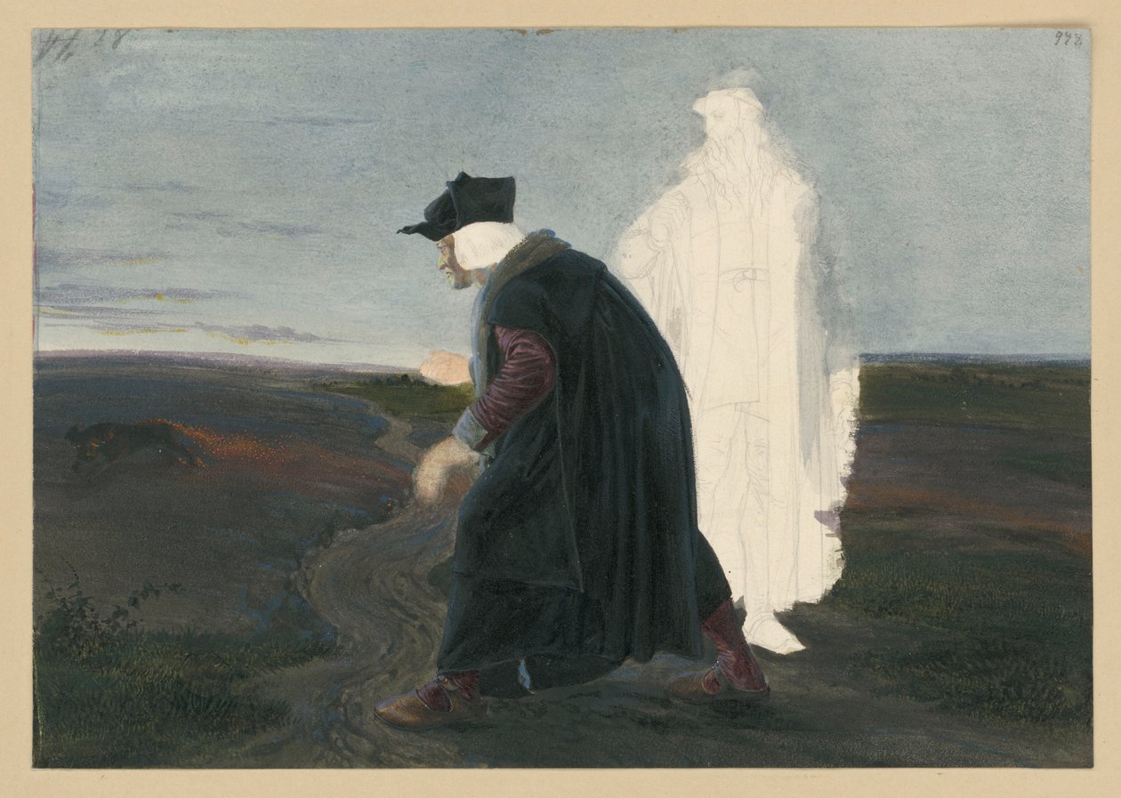 Fausto e Wagner de Adolph Menzel