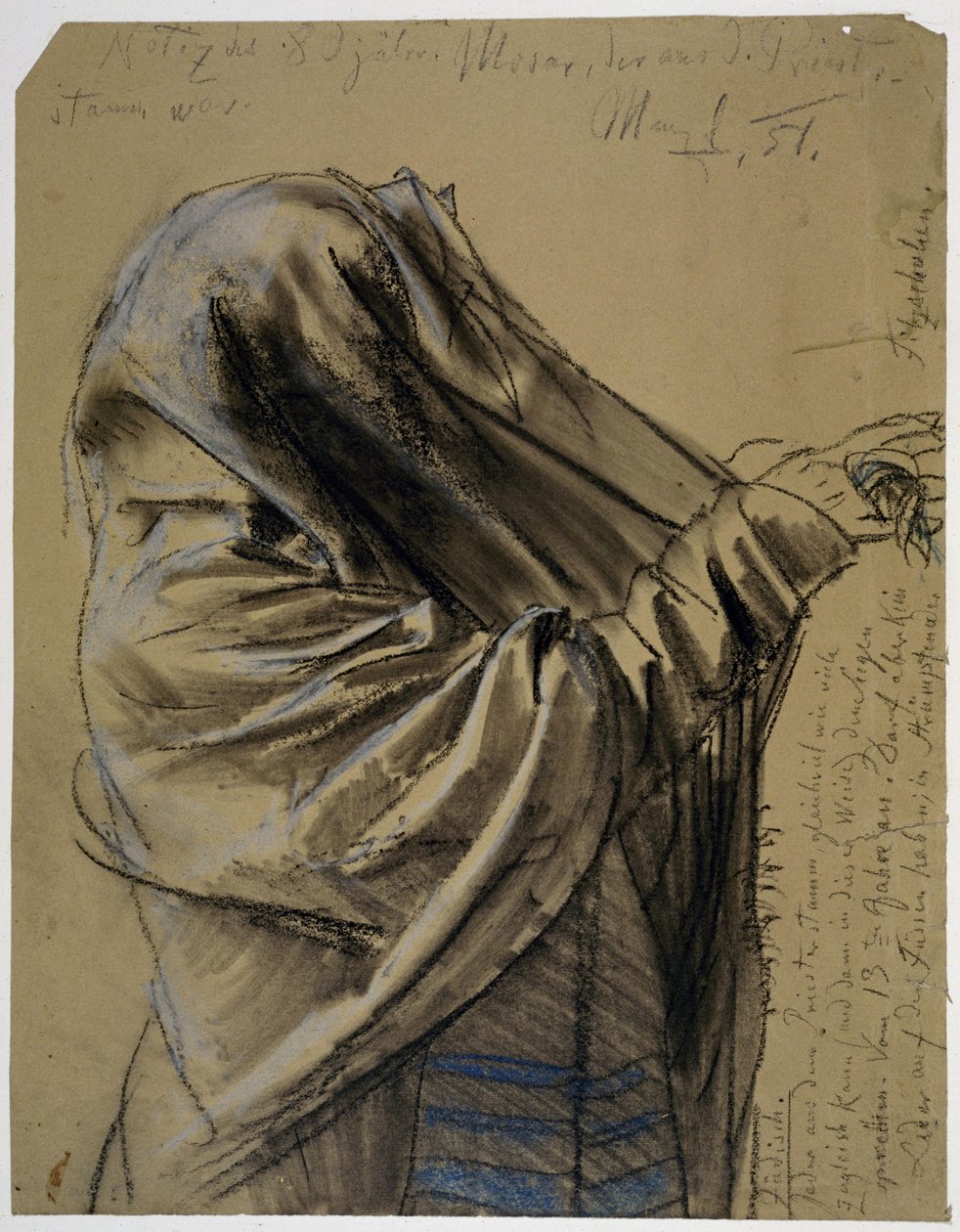 Vestimenta de um rabino de Adolph Menzel