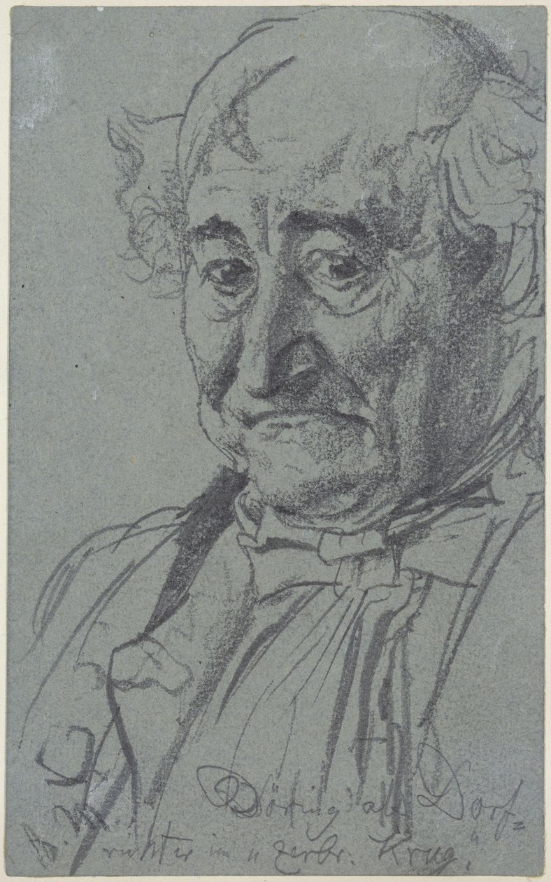Heinrich von Kleist, «O Jarro Partido»: O ator Theodor Döring no papel do juiz da aldeia Adam de Adolph Menzel
