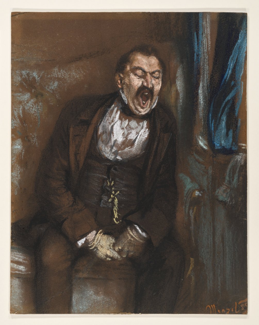 O senhor no coupé de Adolph Menzel