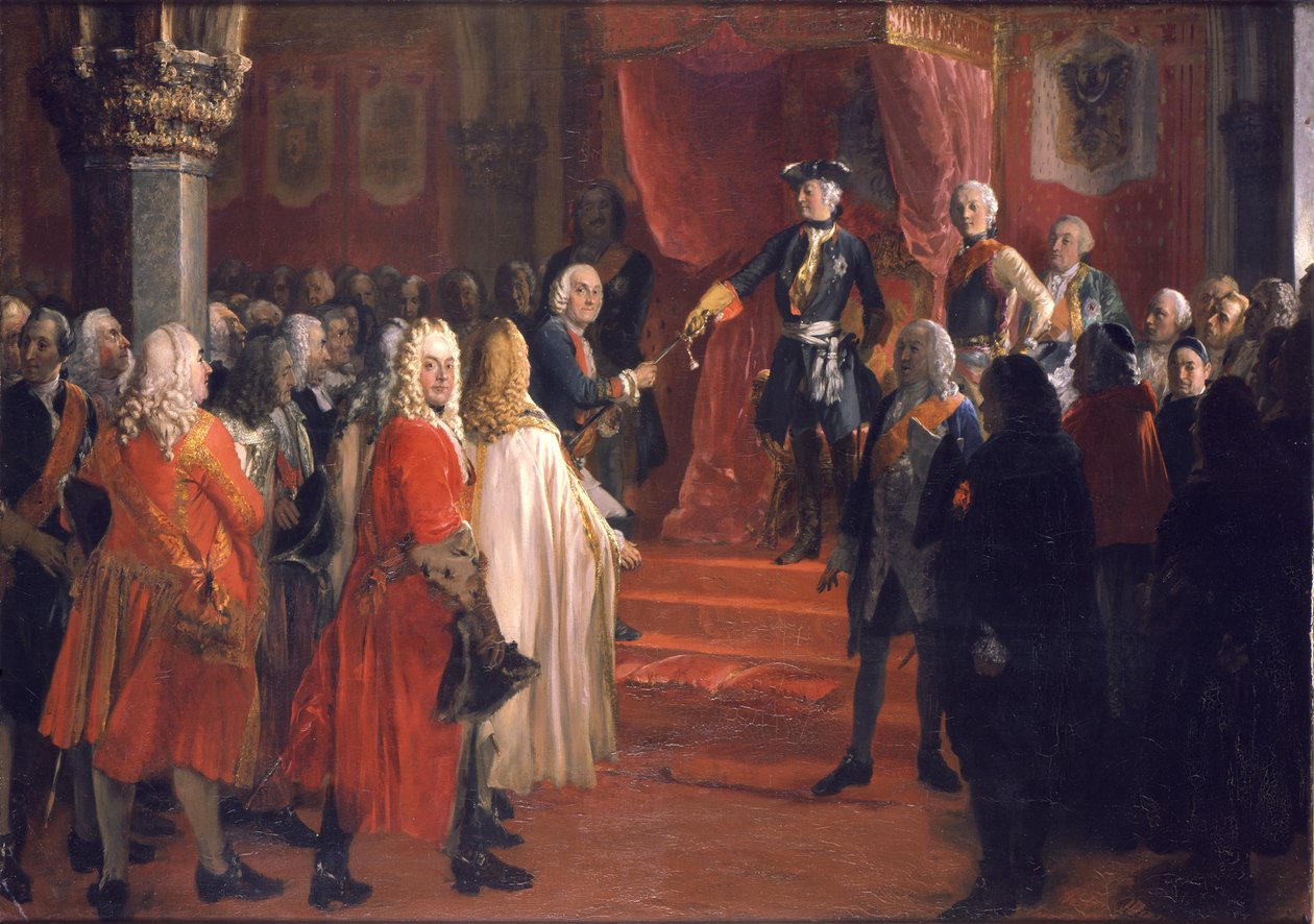 Homenagem aos Estados da Silésia de Adolph Menzel