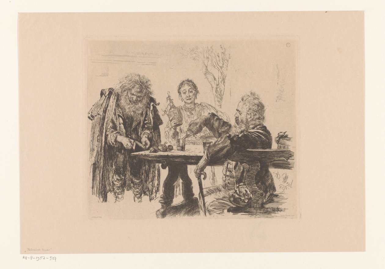 aprenda italiano de Adolph Menzel