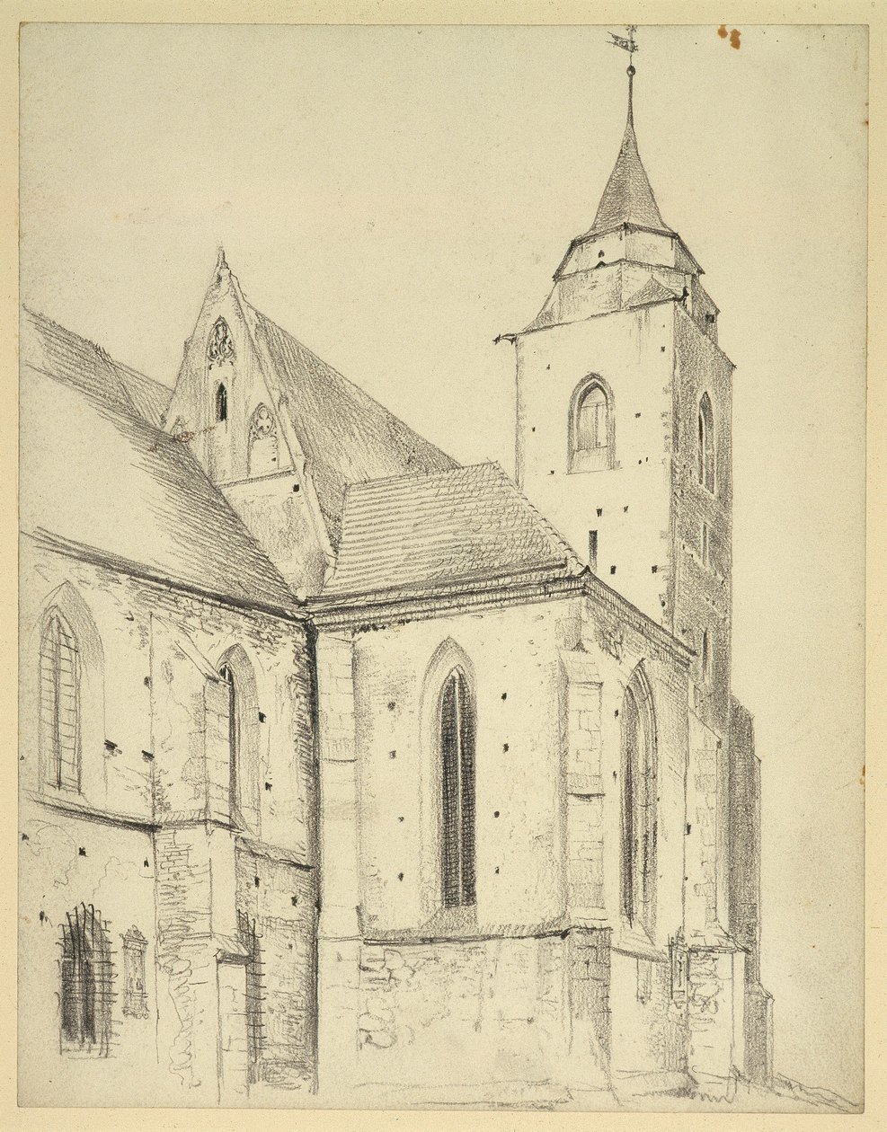 Igreja paroquial católica de São Martinho em Jauer de Adolph Menzel