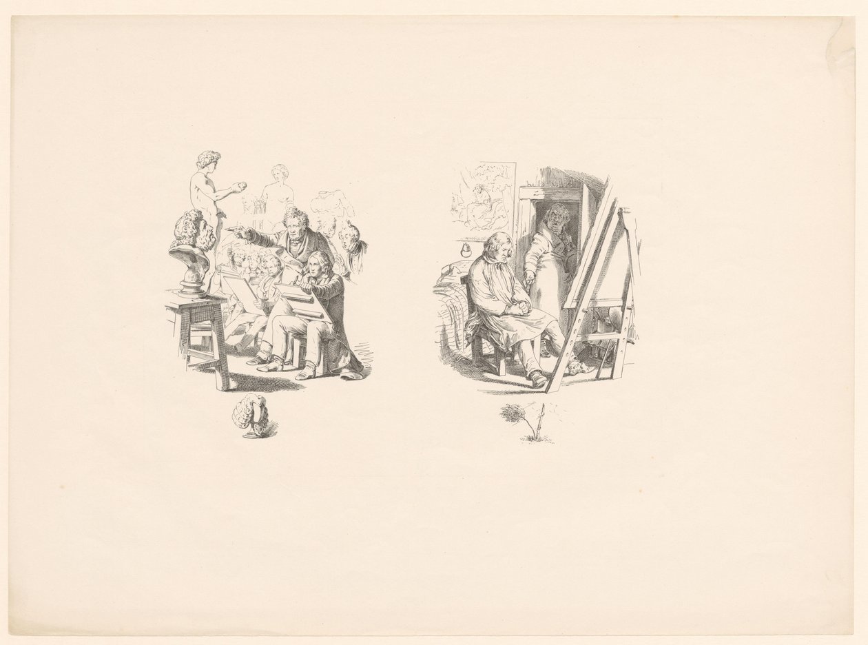 Artista em formação de Adolph Menzel