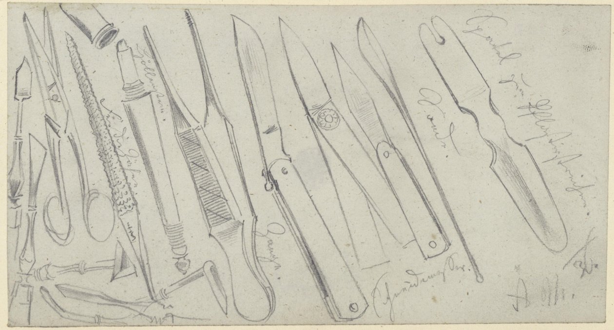 Instrumentos médicos de Adolph Menzel