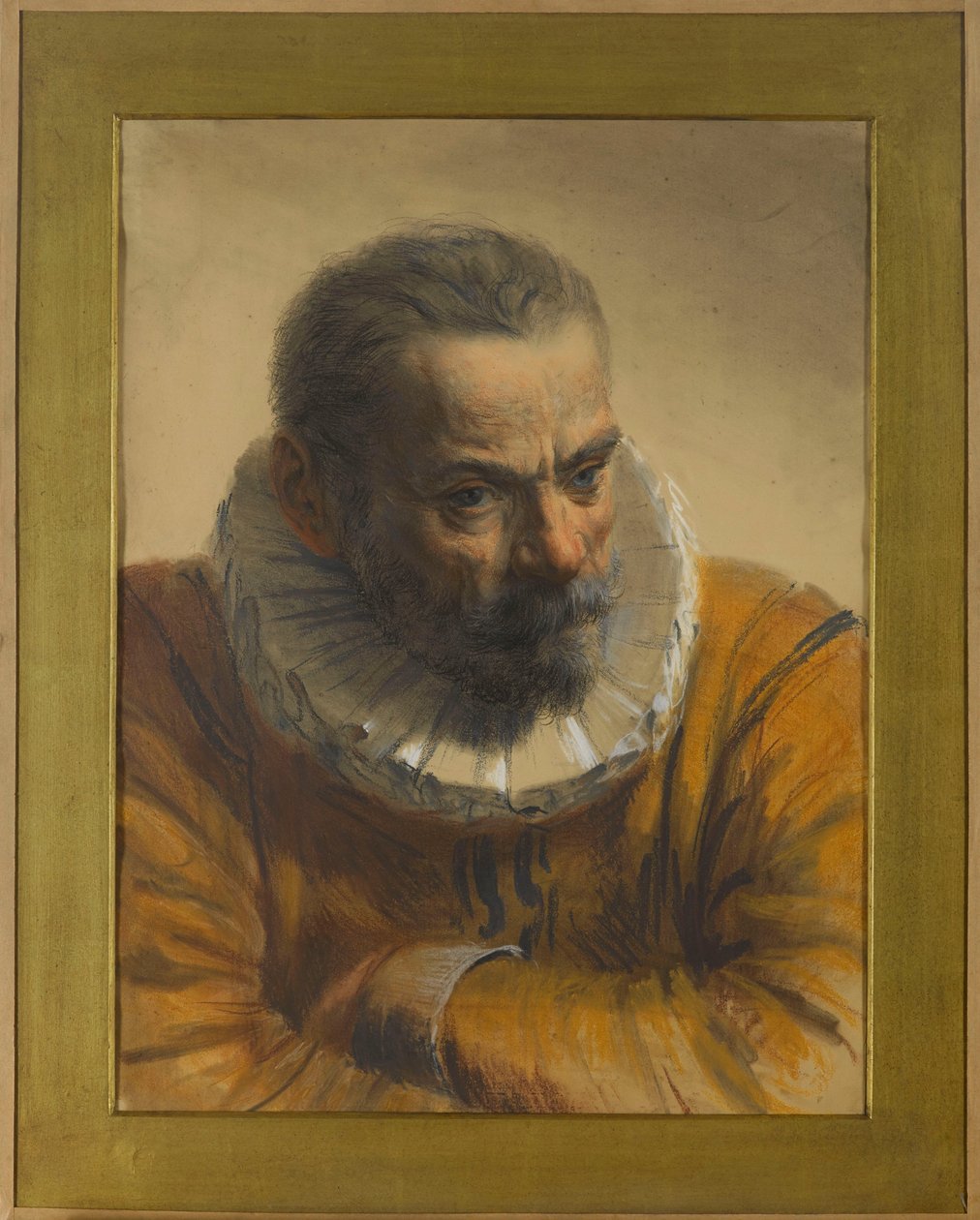 Homem com trajes renascentistas de Adolph Menzel
