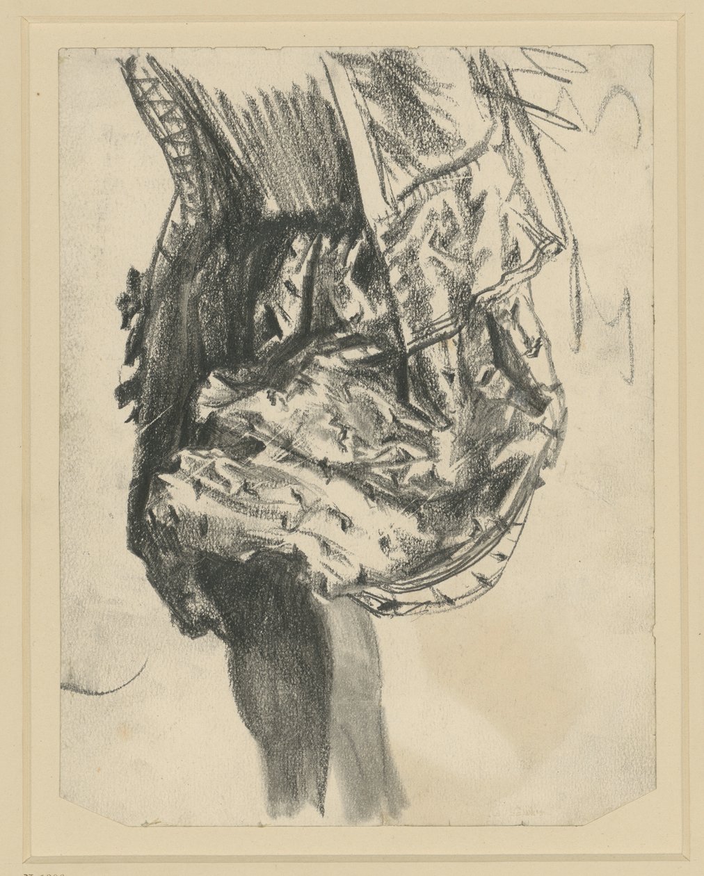 Maquete com o traje de gala do Eleitor João Jorge I da Saxónia, Museu Histórico, Dresden de Adolph Menzel