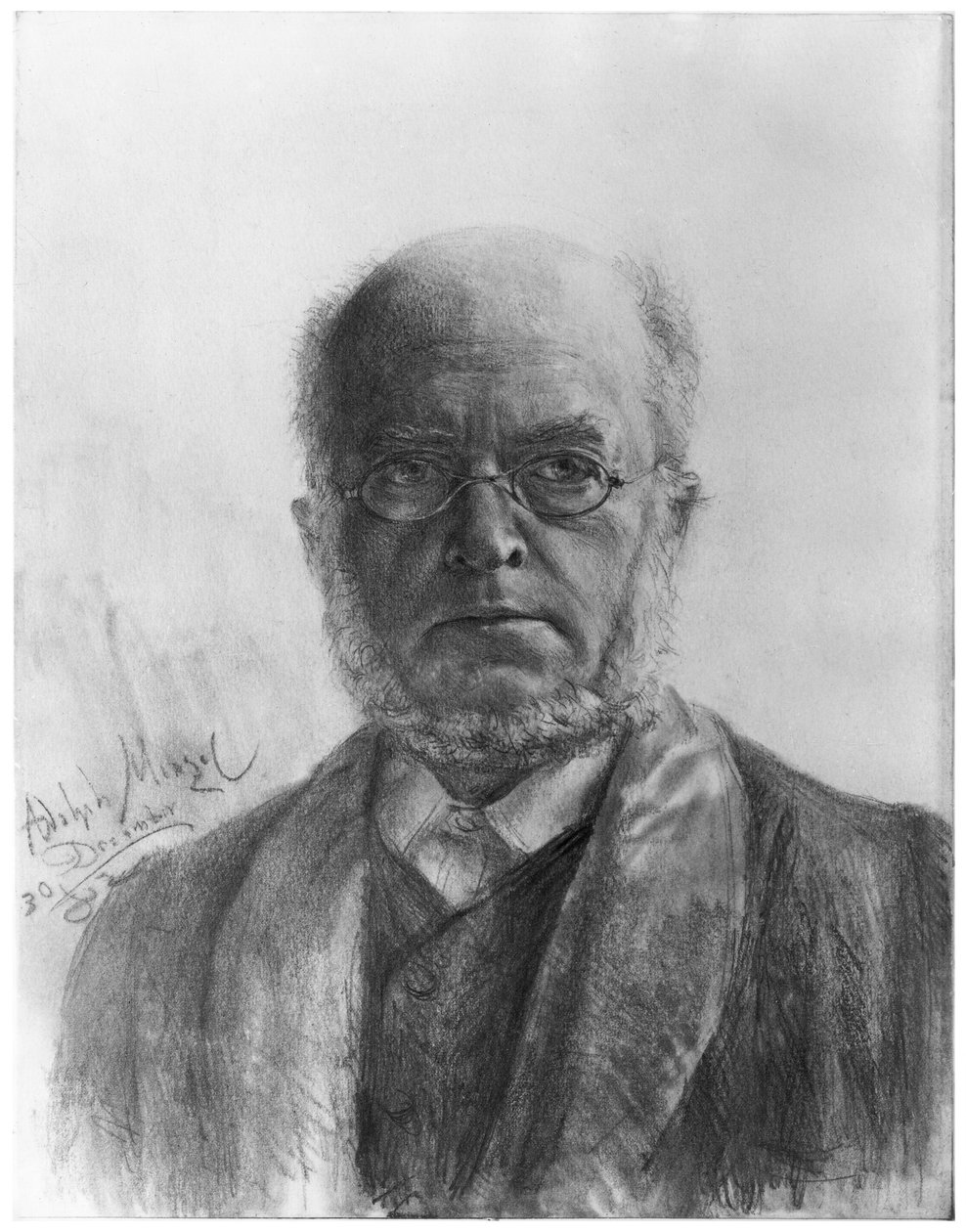 Auto-retrato de Adolph Menzel