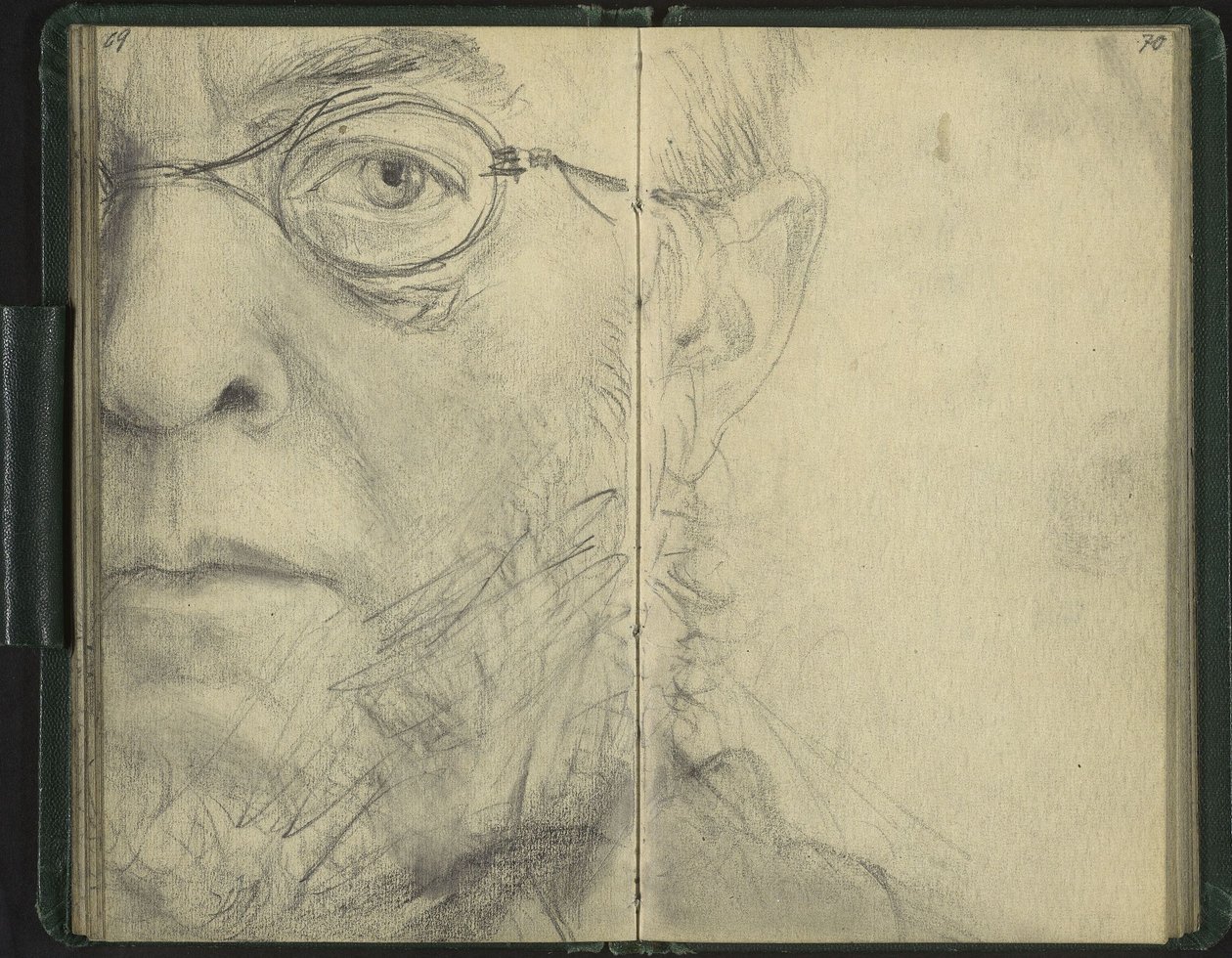 Autorretrato como «Caolho» de Adolph Menzel