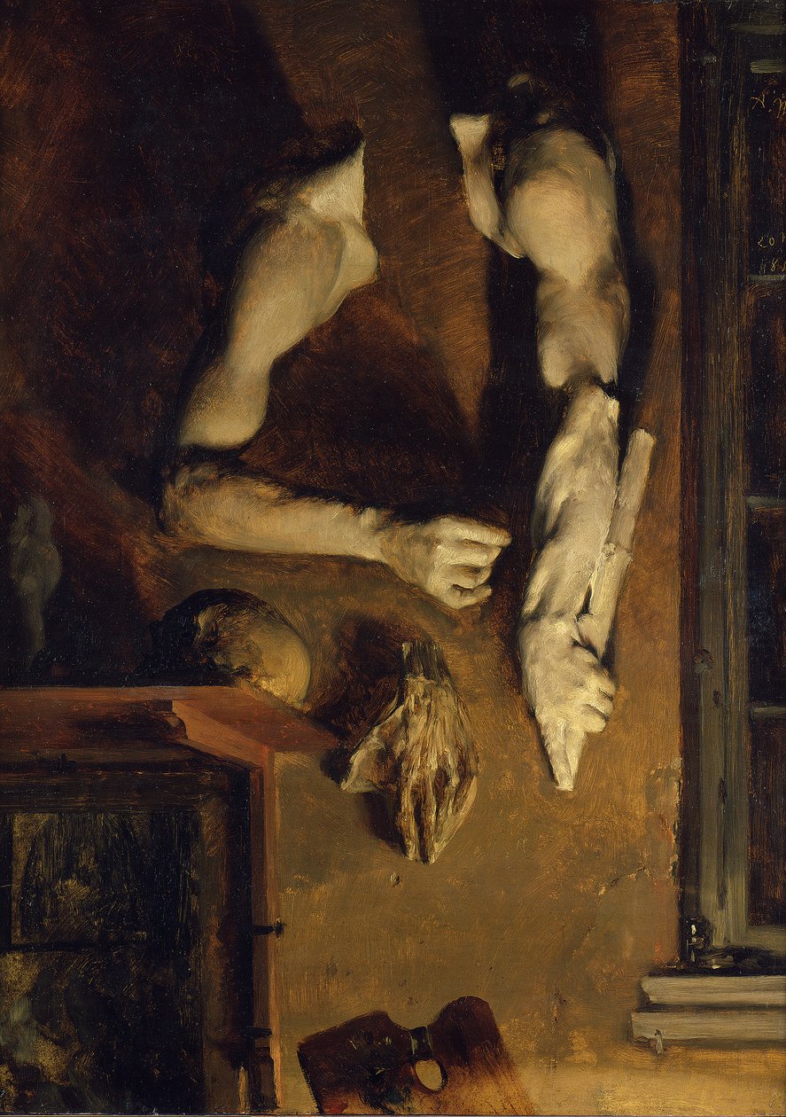 Estúdio Wall de Adolph Menzel