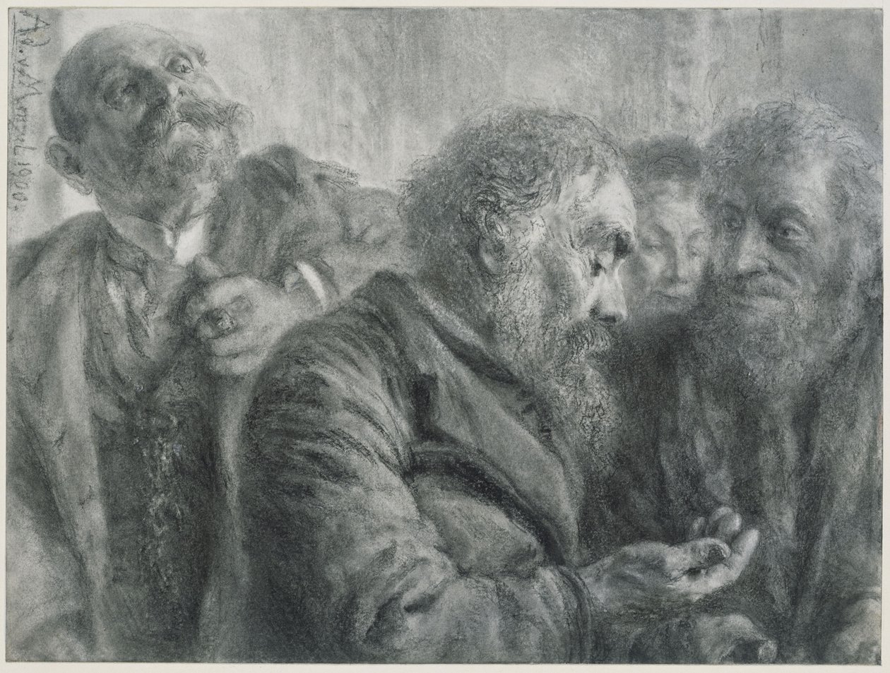 Quatro velhos de Adolph Menzel